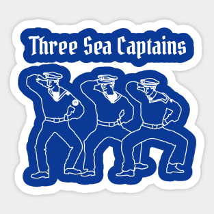 Three Sea Captains Sticker